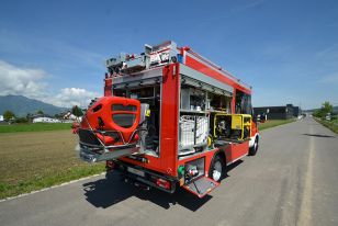 Feuerwehrfahrzeug Innenausbau Ausstattung Raschel Feuerschutz